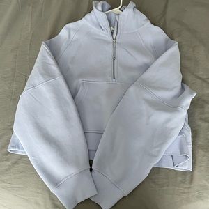 Lululemon Oversized Scuba Half Zip - Pastel Blue (XL/XXL)